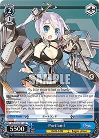 Portland - Azur Lane - Weiss Schwarz card