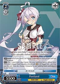 Portland (SR) - Azur Lane - Weiss Schwarz card