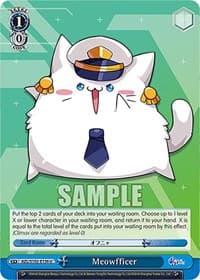 Meowfficer - Azur Lane - Weiss Schwarz card