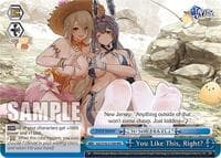You Like This, Right? (RRR) - Azur Lane - Weiss Schwarz card