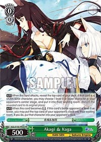 Akagi & Kaga - Azur Lane - Weiss Schwarz card
