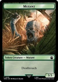 Mutant // Alien Insect Double-Sided Token - Universes Beyond: Doctor Who - Magic: The Gathering card
