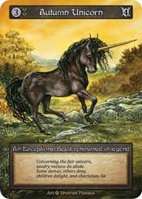 Autumn Unicorn (Preconstructed Deck) - Alpha - Sorcery: Contested Realm card