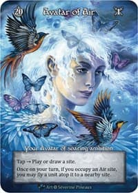 Avatar of Air (Foil) - Alpha - Sorcery: Contested Realm card