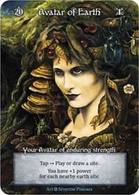 Avatar of Earth (Foil) - Alpha - Sorcery: Contested Realm card
