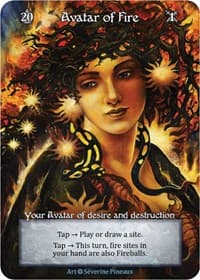 Avatar of Fire (Foil) - Alpha - Sorcery: Contested Realm card