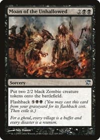 Moan of the Unhallowed - Innistrad - Magic: The Gathering card