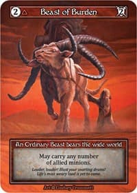 Beast of Burden (Foil) - Alpha - Sorcery: Contested Realm card