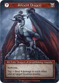 Ancient Dragon (Foil) - Alpha - Sorcery: Contested Realm card