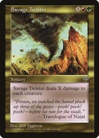 Savage Twister - Mirage - Magic: The Gathering card