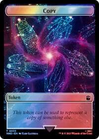 Copy // Clue (0054) Double-Sided Token (Surge Foil) - Universes Beyond: Doctor Who - Magic: The Gathering card