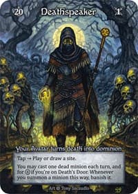 Deathspeaker - Alpha - Sorcery: Contested Realm card