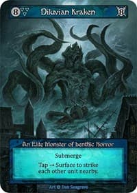 Diluvian Kraken - Alpha - Sorcery: Contested Realm card