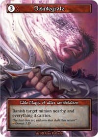Disintegrate (Foil) - Alpha - Sorcery: Contested Realm card