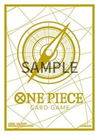 One Piece Card Game Official Sleeves (Standard Gold) (10-Pack) - Bandai Card Sleeves - Card Sleeves card