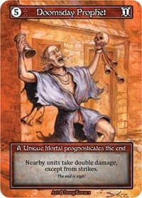 Doomsday Prophet (Foil) - Alpha - Sorcery: Contested Realm card