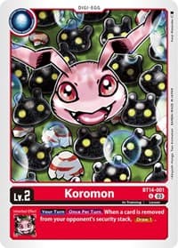 Koromon - Blast Ace - Digimon Card Game card