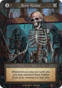 Bone Rabble - Alpha - Sorcery: Contested Realm card