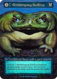 Brobdingnag Bullfrog - Alpha - Sorcery: Contested Realm card