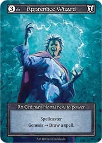 Apprentice Wizard (Foil) - Alpha - Sorcery: Contested Realm card