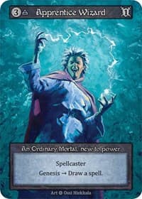 Apprentice Wizard (Preconstructed Deck) - Alpha - Sorcery: Contested Realm card