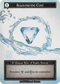 Aquamarine Core (Foil) - Alpha - Sorcery: Contested Realm card