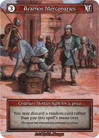 Aramos Mercenaries (Foil) - Alpha - Sorcery: Contested Realm card