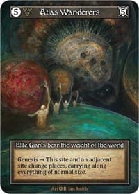 Atlas Wanderers (Foil) - Alpha - Sorcery: Contested Realm card