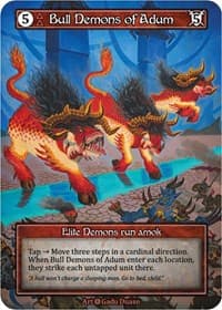 Bull Demons of Adum (Foil) - Alpha - Sorcery: Contested Realm card