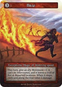 Blaze (Preconstructed Deck) - Alpha - Sorcery: Contested Realm card