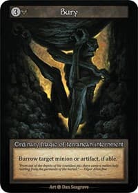 Bury (Preconstructed Deck) - Alpha - Sorcery: Contested Realm card