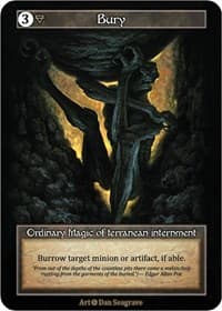 Bury (Foil) - Alpha - Sorcery: Contested Realm card
