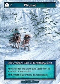 Blizzard (Foil) - Alpha - Sorcery: Contested Realm card