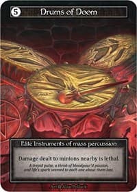 Drums of Doom (Foil) - Alpha - Sorcery: Contested Realm card