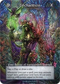 Enchantress (Foil) - Alpha - Sorcery: Contested Realm card