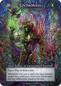 Enchantress - Alpha - Sorcery: Contested Realm card