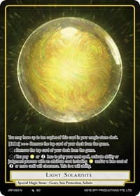 Light Solarisite - Judgment of the Rogue Planet - Force of Will card
