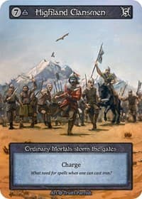 Highland Clansmen - Alpha - Sorcery: Contested Realm card