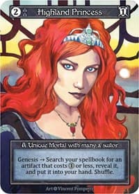 Highland Princess (Foil) - Alpha - Sorcery: Contested Realm card