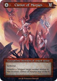 Clamor of Harpies - Alpha - Sorcery: Contested Realm card