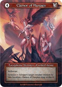 Clamor of Harpies (Foil) - Alpha - Sorcery: Contested Realm card