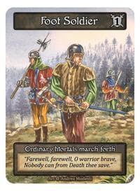 Foot Soldier (1) (Box Topper) - Alpha - Sorcery: Contested Realm card