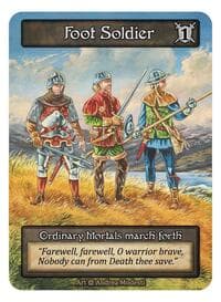 Foot Soldier (2) (Box Topper) - Alpha - Sorcery: Contested Realm card