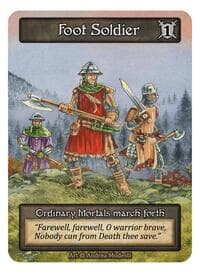 Foot Soldier (3) (Box Topper) - Alpha - Sorcery: Contested Realm card