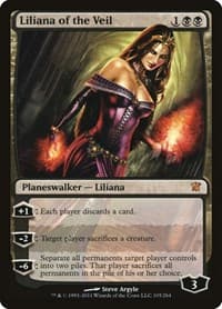 Liliana of the Veil - Innistrad - Magic: The Gathering card