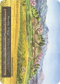 Humble Village (Foil) - Alpha - Sorcery: Contested Realm card
