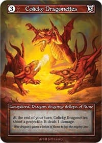 Colicky Dragonettes (Foil) - Alpha - Sorcery: Contested Realm card