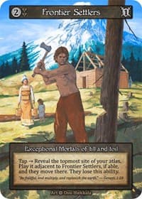Frontier Settlers - Alpha - Sorcery: Contested Realm card