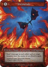 Incinerate (Preconstructed Deck) - Alpha - Sorcery: Contested Realm card