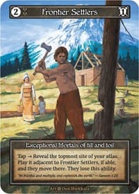 Frontier Settlers (Foil) - Alpha - Sorcery: Contested Realm card